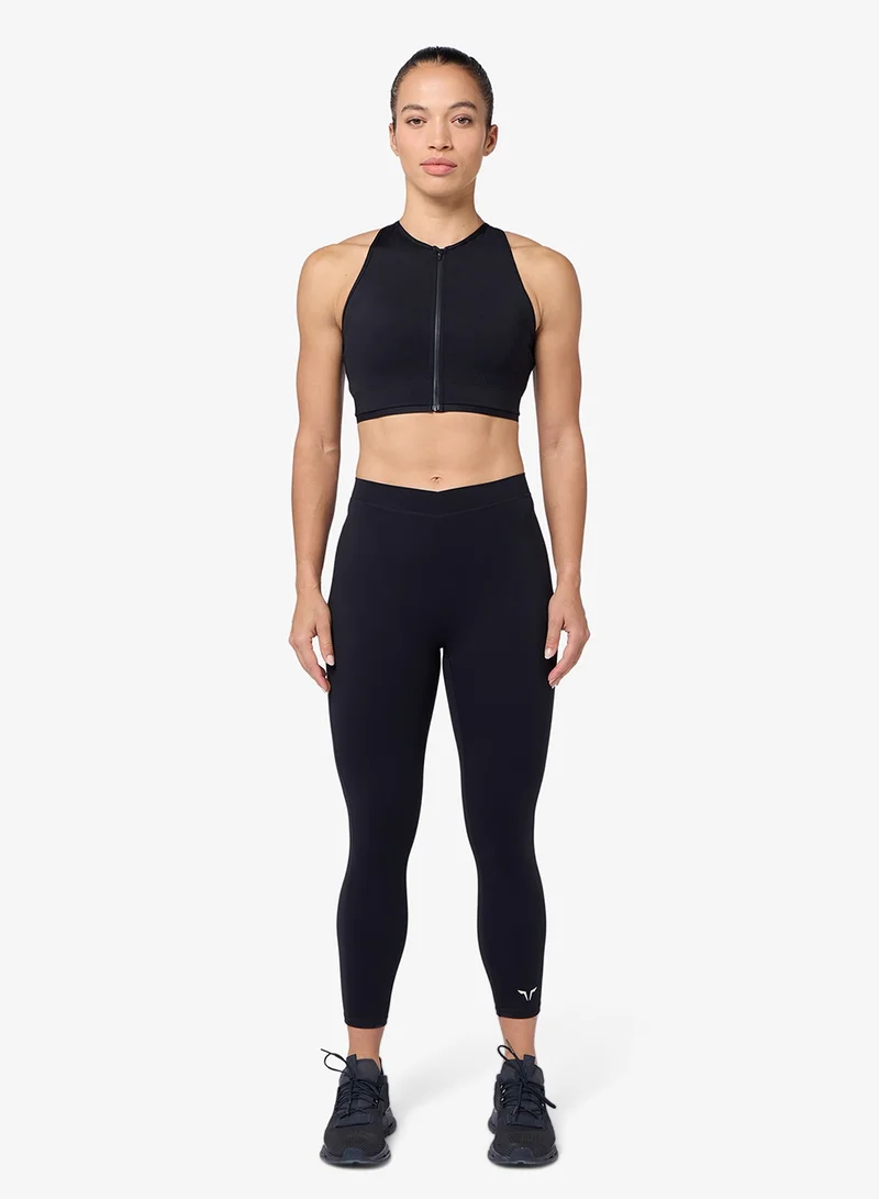 SQUATWOLF Zip Up Adjustable Cross-Back Bra